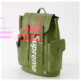 Louis Vuitton-Louis Vuitton Epi Christopher PM Backpack-Red