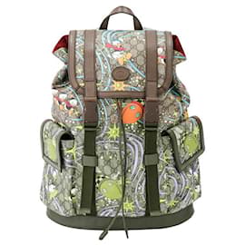 Gucci-Mochila Gucci Disney Donald GG Supreme-Marrom,Bege
