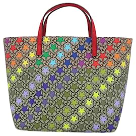 Gucci-Gucci GG Supreme Rainbow Star Tote Bag-Multiple colors
