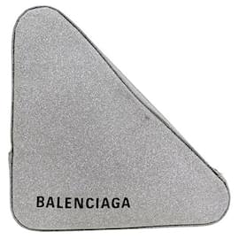 Balenciaga-Pochette Triangle Balenciaga-Argenté,Métallisé