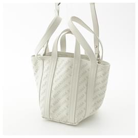 Balenciaga-Sac à main 2Way XS en cuir Balenciaga Everyday-Blanc