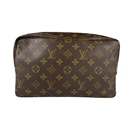 Louis Vuitton-Louis Vuitton Monogram Clutch Bag-Brown