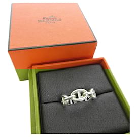 Hermès-Bague en argent 925 Chaine d'Ancre d'Hermès-Argenté
