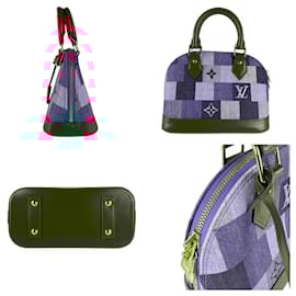 Louis Vuitton-Louis Vuitton Alma BB Handbag-Red,Blue