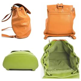 Chanel-Chanel Coco Mark Leather Backpack-Brown