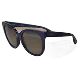 Jimmy Choo-lunettes de soleil-Bleu