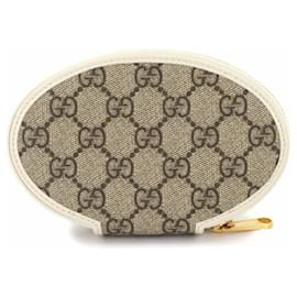 Gucci-Gucci Horsebit 1995 Coin Purse-White,Beige