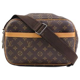 Borsa a Spalla Monogram Louis Vuitton Marrone