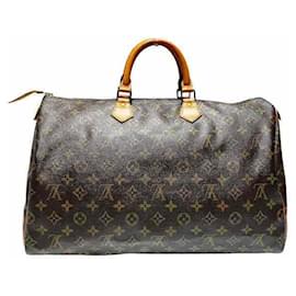 Louis Vuitton-Louis Vuitton Monogram Speedy 40 Handbag-Brown,Monogram