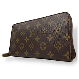 Louis Vuitton-Louis Vuitton Monogram Long Wallet-Brown,Monogram