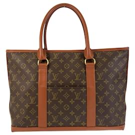 Louis Vuitton-Louis Vuitton Monogram Weekend PM Tote Bag-Brown