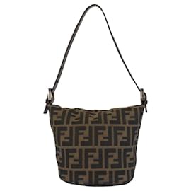 Fendi-Fendi Vintage Zucca Mamma Bucket Shoulder Bag-Brown
