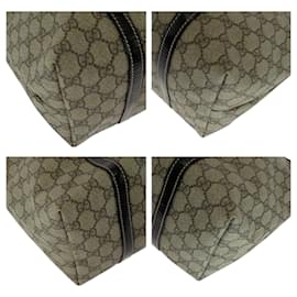 Gucci-Gucci Beige Brown GG Supreme Tote Bag-Brown,Beige