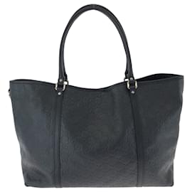 Gucci-Bolsa tote de couro preto Guccissima da Gucci-Preto