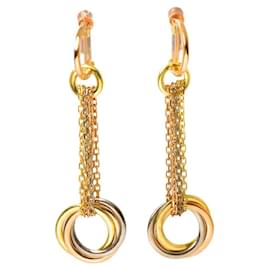 Cartier-Cartier Trinity Clip Earrings-Pink,White,Yellow