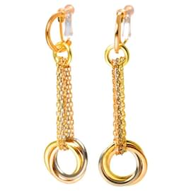 Cartier-Cartier Trinity Clip Earrings-Pink,White,Yellow