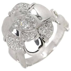 Chanel-Chanel Camellia Diamond Band Ring-Other