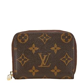 Louis Vuitton-Louis Vuitton Monogram Zippy Coin Purse-Brown,Monogram