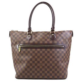 Borsa a Spalla Louis Vuitton Damier Saleya GM Damier ebene