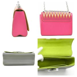 Louis Vuitton-Louis Vuitton Epi Twist MM Shoulder Bag-Pink,Multiple colors