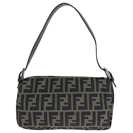 Fendi-Fendi Vintage Zucca Mamma Bucket Bag-Brown