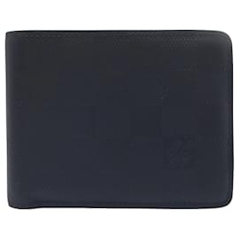 Louis Vuitton-Louis Vuitton Damier Infinie Bi-fold Wallet-Other,Navy blue