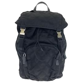 Prada-Prada Tessuto Quilted Backpack-Black