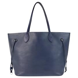 Louis Vuitton-Louis Vuitton Epi Neverfull MM Tote Bag-Navy blue