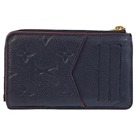 Louis Vuitton-Louis Vuitton Monogram Empreinte Card Case-Red,Navy blue,Monogram