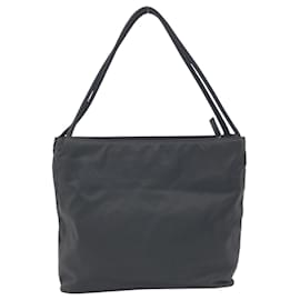 Prada-Prada Tessuto Triangle Logo Black Nylon Tote Bag-Black