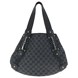 Gucci-Gucci Horsebit Tote Bag-Brown,Black