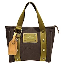 Louis Vuitton-Louis Vuitton Antigua Cabas PM Handbag-Brown,Khaki