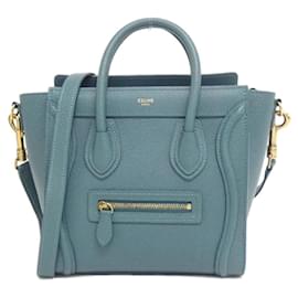 Céline-Celine Luggage Nano Shopper Handbag-Other