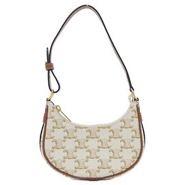 Céline Bolso de Hombro Mini Ava de Celine Blanco