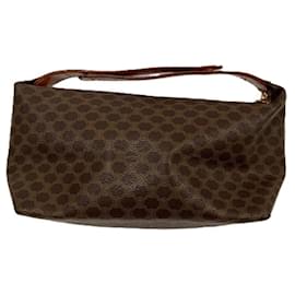 Céline-Celine Brown PVC Vanity Handbag-Brown