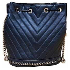 Chanel-Chanel V-Stitched Chain Shoulder Bag-Black