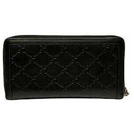 Gucci-Gucci Sukey Interlocking GG Long Wallet-Black
