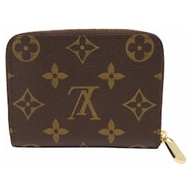 Louis Vuitton-Louis Vuitton Monogram Zippy Coin Purse-Brown