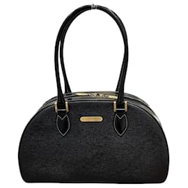 Burberry-Burberry Nova Check Handbag-Black,Beige