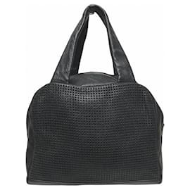 Chanel-Chanel Black Grained Calfskin Handbag-Black