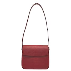 Louis Vuitton-Louis Vuitton Epi Bussi M52207 Shoulder Bag-Red