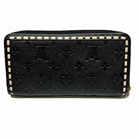 Louis Vuitton-Louis Vuitton Monogram Empreinte Zippy Wallet-Black