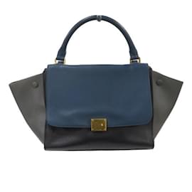 Céline-Celine Travelers 2WEY Handbag-Brown,Black,Navy blue