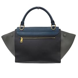 Céline-Celine Travelers 2WEY Handbag-Brown,Black,Navy blue