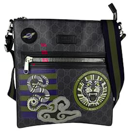 Gucci-Bolsa de ombro Gucci GG Supreme preta-Preto