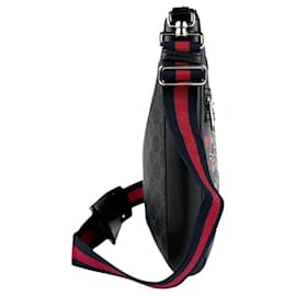 Gucci-Bolsa de ombro Gucci GG Supreme preta-Preto