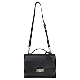 Gucci-Bolsa de couro preta Gucci-Preto