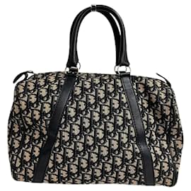 Christian Dior-Christian Dior Trotter Handbag-Navy blue