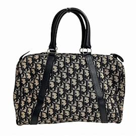 Christian Dior-Christian Dior Trotter Handbag-Navy blue