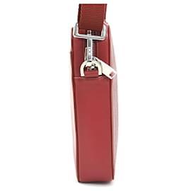 Christian Dior-Christian Dior Red Leather Shoulder Bag-Red